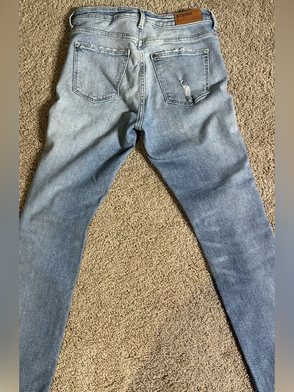 H&M Light Blue Ripped Skinny Jeans - Picture 2 of 3